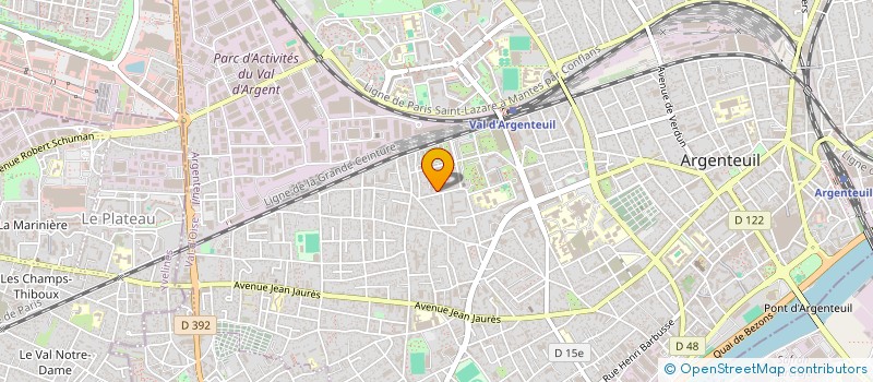 localisation de l'entreprise MONSIEUR HICHAME EDDAAIF à ARGENTEUIL