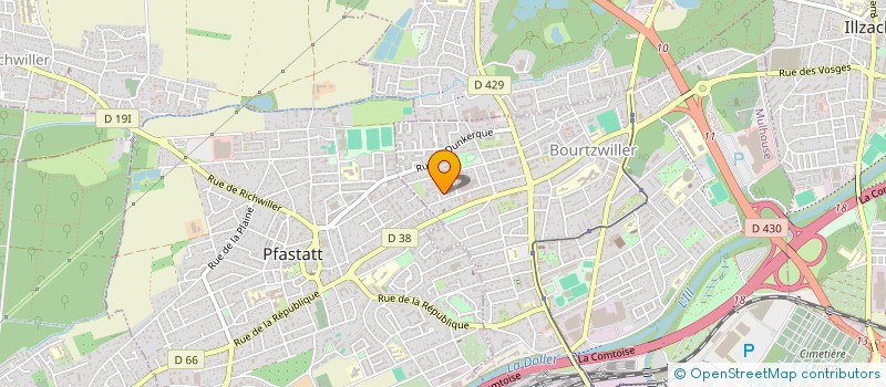 localisation de l'entreprise MONSIEUR HICHAME GHEDDAR  MULHOUSE