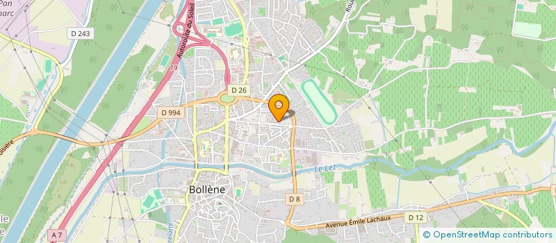 localisation de l'entreprise MONSIEUR HICHAME SADDIK à BOLLENE