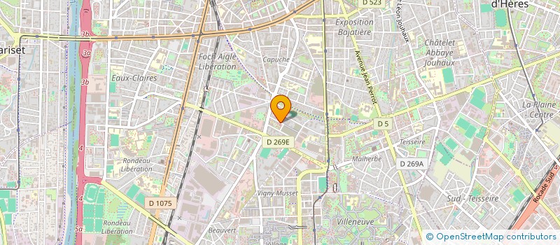 localisation de l'entreprise MONSIEUR HICHEM ABDELKADER YAHIAOUI à GRENOBLE