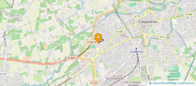 localisation de l'entreprise MONSIEUR HICHEM AMCHALA  CARPENTRAS