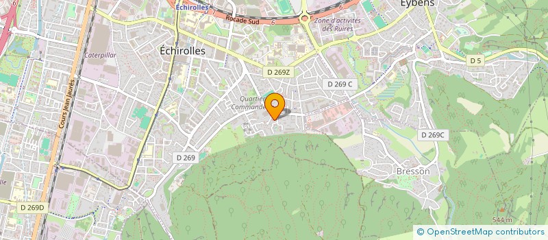 localisation de l'entreprise MONSIEUR HICHEM AMRAN  ECHIROLLES