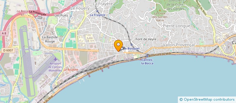 localisation de l'entreprise MONSIEUR HICHEM ASSAIBI à CANNES