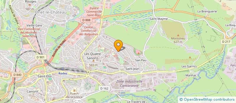 localisation de l'entreprise MONSIEUR HICHEM BELAHSEN  ONET-LE-CHATEAU