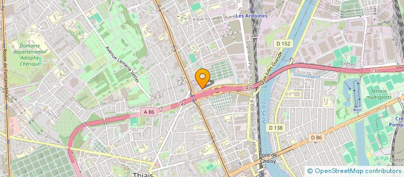 localisation de l'entreprise MONSIEUR HICHEM BELHADJ  CHOISY-LE-ROI