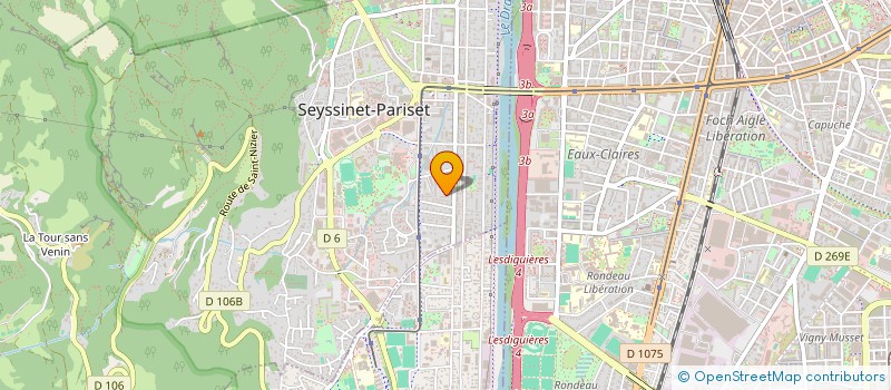 localisation de l'entreprise MONSIEUR HICHEM BELHAJ à SEYSSINET-PARISET