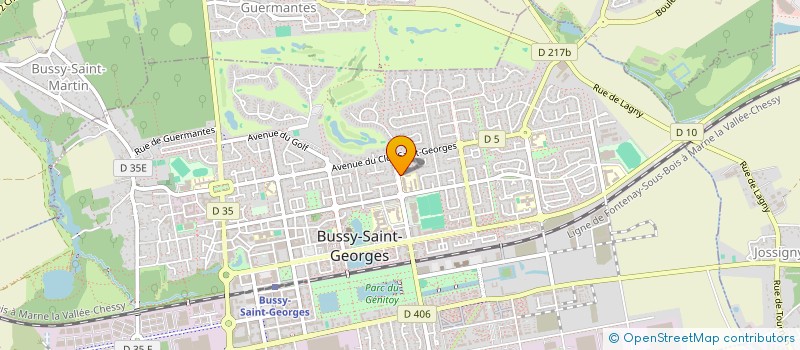 localisation de l'entreprise MONSIEUR HICHEM BELHAOUANE  BUSSY-SAINT-GEORGES