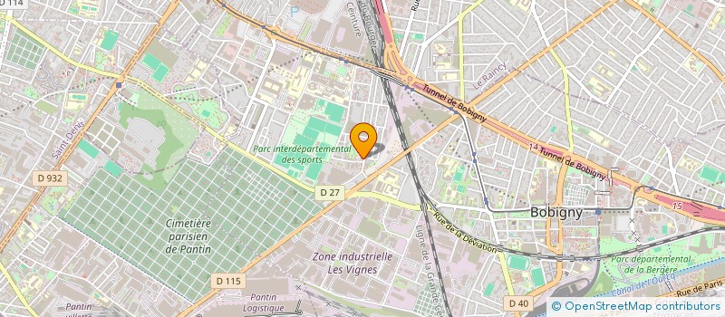 localisation de l'entreprise MONSIEUR HICHEM BELJATTOU  BOBIGNY