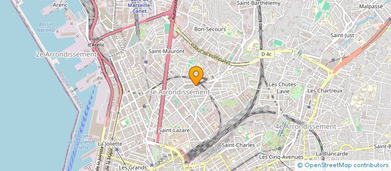 localisation de l'entreprise MONSIEUR HICHEM BENAMAR à MARSEILLE