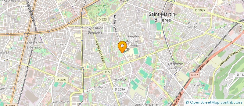 localisation de l'entreprise MONSIEUR HICHEM BENATITALLAH à GRENOBLE