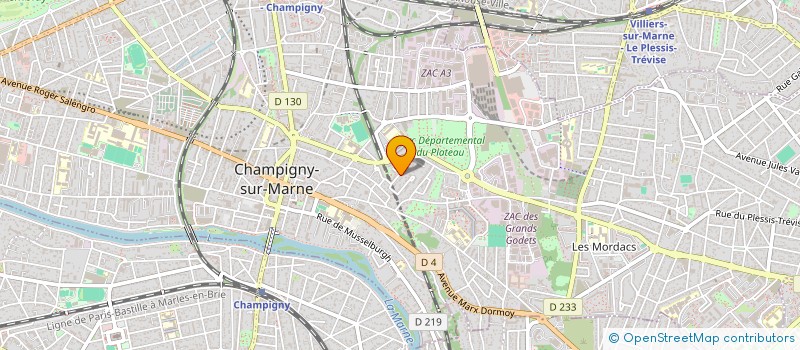 localisation de l'entreprise MONSIEUR HICHEM BENFERRAH à CHAMPIGNY-SUR-MARNE