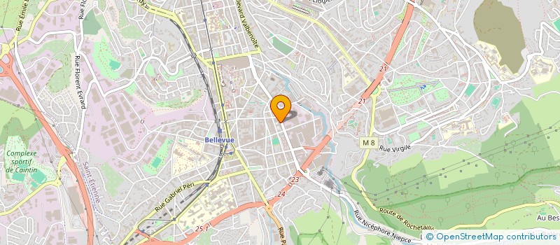 localisation de l'entreprise MONSIEUR HICHEM BENIZID  SAINT-ETIENNE