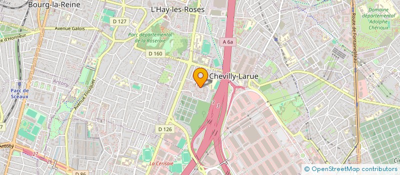 localisation de l'entreprise MONSIEUR HICHEM BENMERZOUGA  CHEVILLY-LARUE