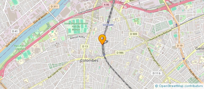 localisation de l'entreprise MONSIEUR HICHEM BENSIDI-AISSA à COLOMBES