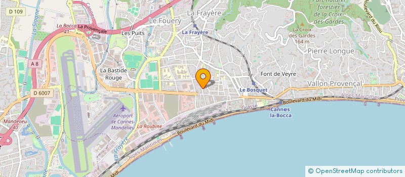 localisation de l'entreprise MONSIEUR HICHEM BENSOT à CANNES