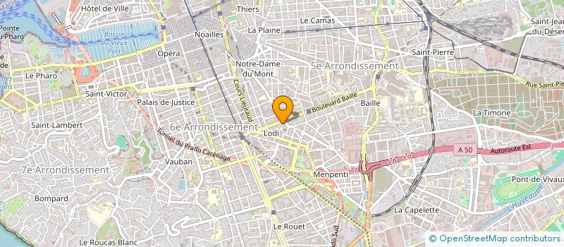 localisation de l'entreprise MONSIEUR HICHEM BICHARI  MARSEILLE