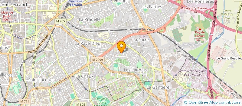 localisation de l'entreprise MONSIEUR HICHEM BOUAKKAZ  CLERMONT-FERRAND