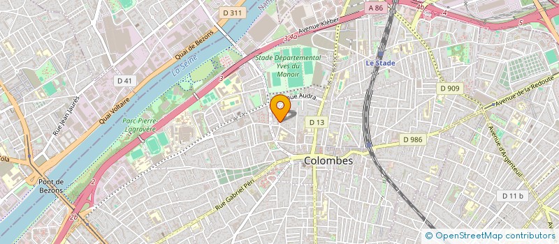 localisation de l'entreprise MONSIEUR HICHEM BOUDRA à COLOMBES