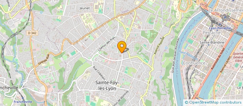 localisation de l'entreprise MONSIEUR HICHEM BOUIMMA  SAINTE-FOY-LES-LYON