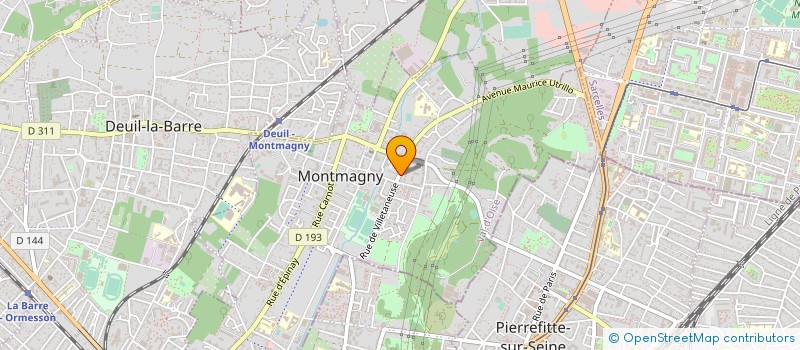 localisation de l'entreprise MONSIEUR HICHEM BOUKACHABIA  ECOUEN