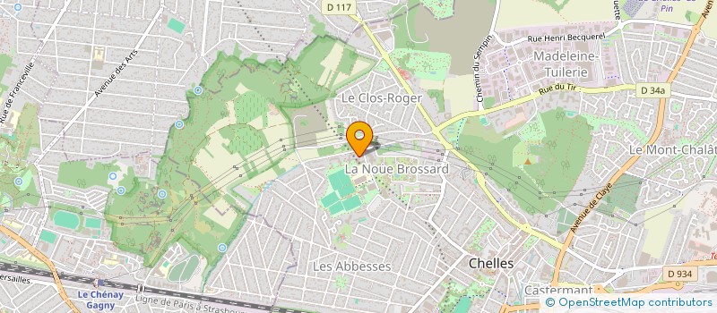 localisation de l'entreprise MONSIEUR HICHEM BOUROSSAIN  CHELLES