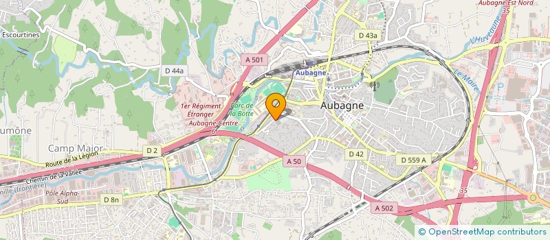 localisation de l'entreprise MONSIEUR HICHEM BOUZAIANI à AUBAGNE