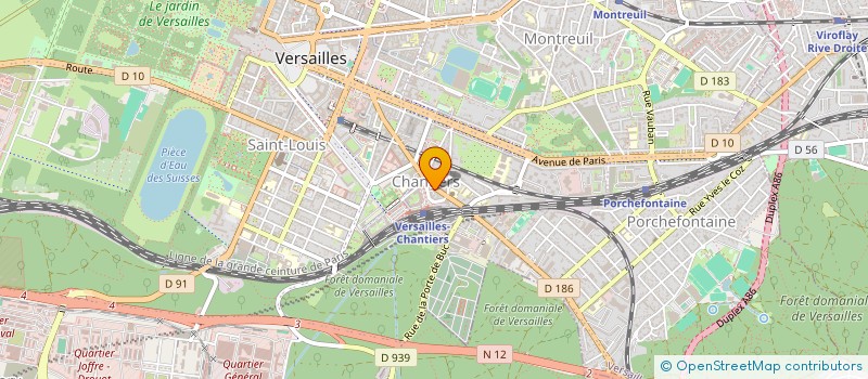 localisation de l'entreprise MONSIEUR HICHEM BRAHIM à VERSAILLES