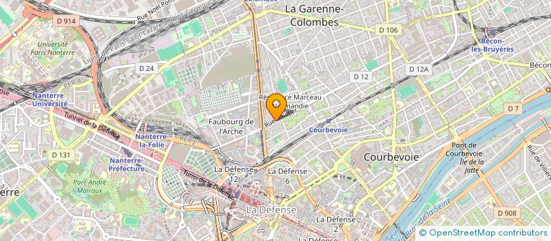 localisation de l'entreprise MONSIEUR HICHEM CHAABA à COURBEVOIE