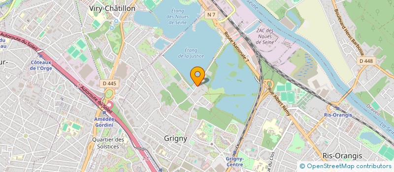 localisation de l'entreprise MONSIEUR HICHEM DIF  GRIGNY