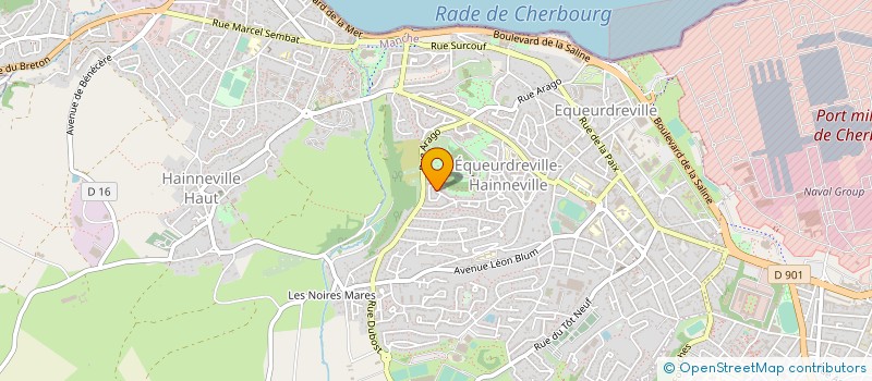 localisation de l'entreprise MONSIEUR HICHEM DRIDI  CHERBOURG-EN-COTENTIN