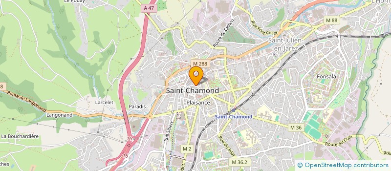 localisation de l'entreprise MONSIEUR HICHEM ELAIFI à SAINT-CHAMOND