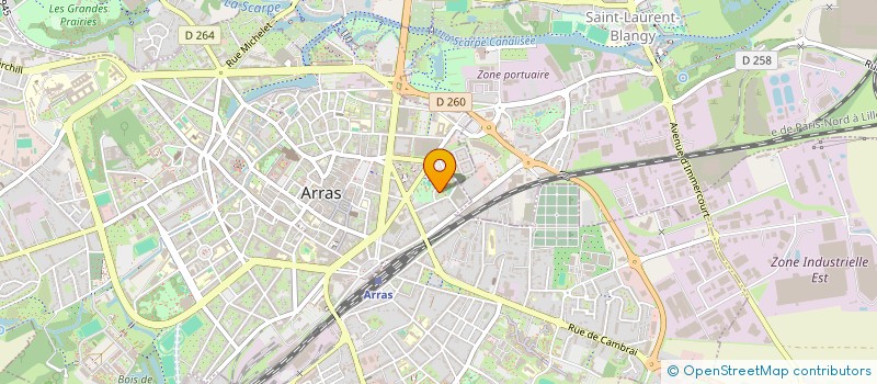 localisation de l'entreprise MONSIEUR HICHEM GARA à ARRAS