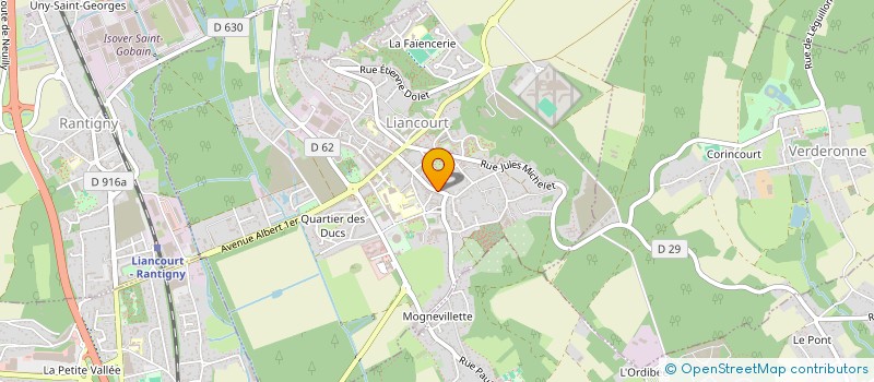 localisation de l'entreprise MONSIEUR HICHEM GHAZOUANI  LIANCOURT