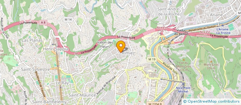 localisation de l'entreprise MONSIEUR HICHEM GOUFFI  NICE