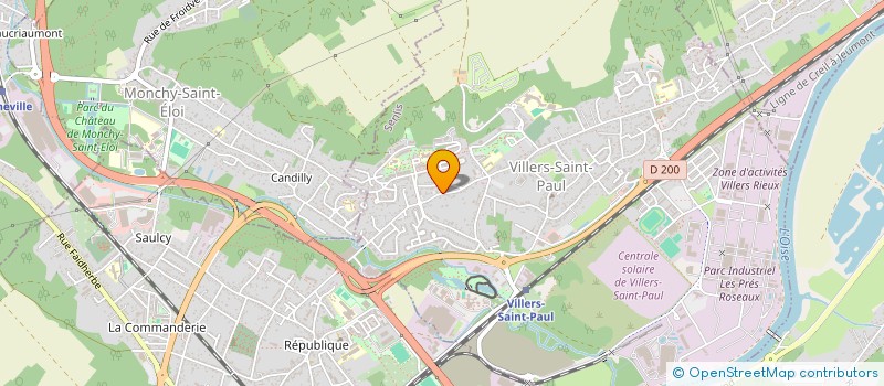 localisation de l'entreprise MONSIEUR HICHEM GUEDDOU  FREJUS