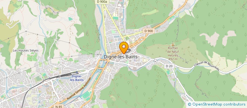 localisation de l'entreprise MONSIEUR HICHEM HAMADI  DIGNE-LES-BAINS