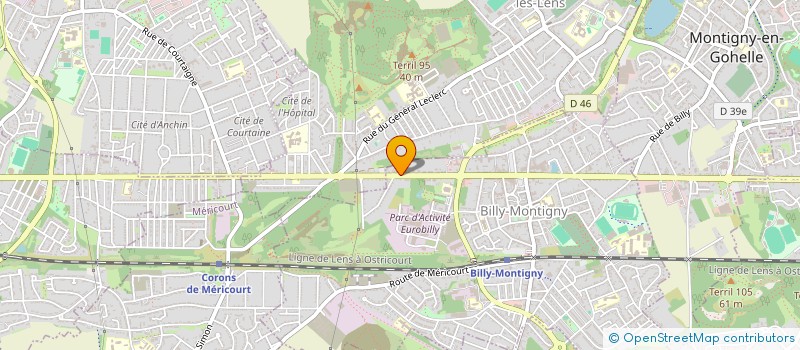 localisation de l'entreprise MONSIEUR HICHEM IDMENSOUR à BILLY-MONTIGNY