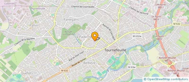 localisation de l'entreprise MONSIEUR HICHEM JAWADIS  TOURNEFEUILLE