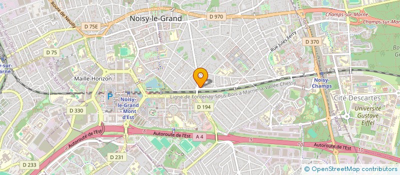 localisation de l'entreprise MONSIEUR HICHEM JEBALI  NOISY-LE-GRAND