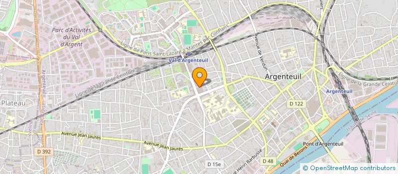 localisation de l'entreprise MONSIEUR HICHEM KESSALI  ARGENTEUIL