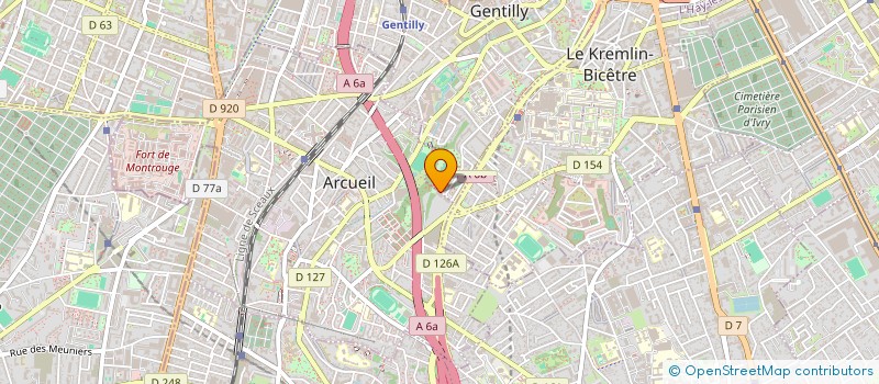 localisation de l'entreprise MONSIEUR HICHEM KOLIAI  ARCUEIL