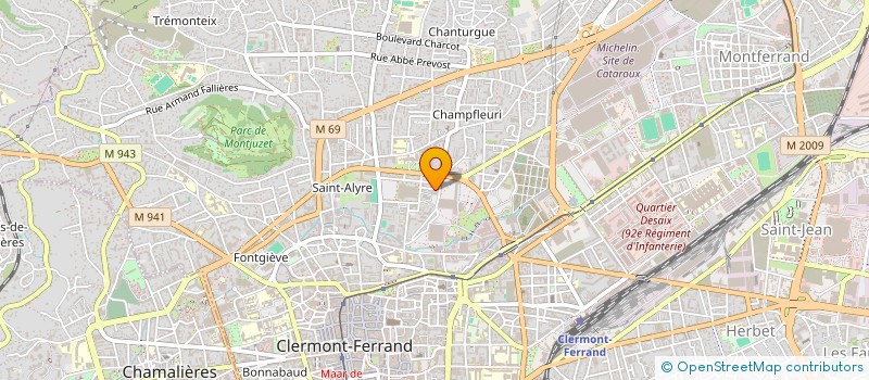 localisation de l'entreprise MONSIEUR HICHEM LADJEL  CLERMONT-FERRAND