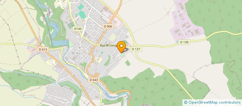 localisation de l'entreprise MONSIEUR HICHEM LAHLAH  VAL DE BRIEY