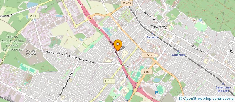 localisation de l'entreprise MONSIEUR HICHEM LATRECHE à TAVERNY