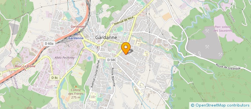 localisation de l'entreprise MONSIEUR HICHEM LIFA à GARDANNE