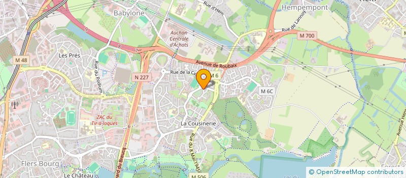 localisation de l'entreprise MONSIEUR HICHEM MADANI à VILLENEUVE-D'ASCQ