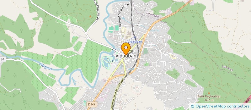 localisation de l'entreprise MONSIEUR HICHEM MAJRI à VIDAUBAN