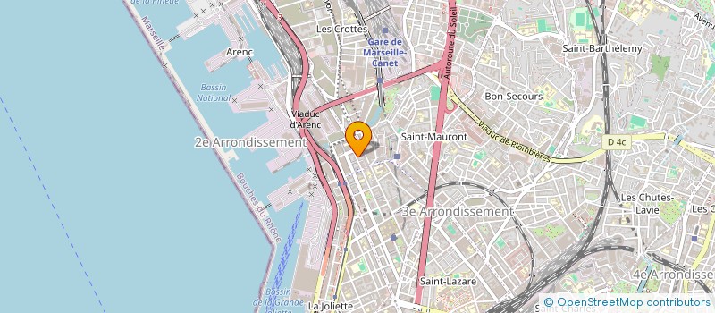 localisation de l'entreprise MONSIEUR HICHEM MEFTOUH à MARSEILLE