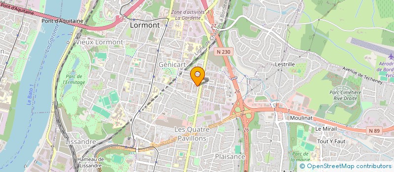 localisation de l'entreprise MONSIEUR HICHEM MEHERZI  LORMONT