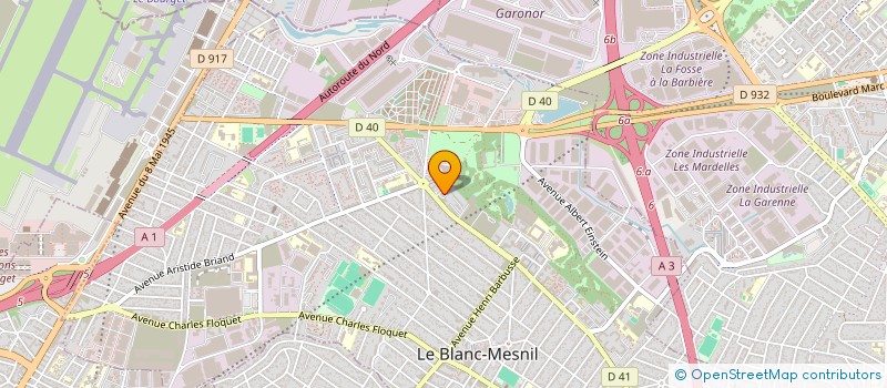 localisation de l'entreprise MONSIEUR HICHEM MOHAMMED DAHMANE à LE BLANC-MESNIL